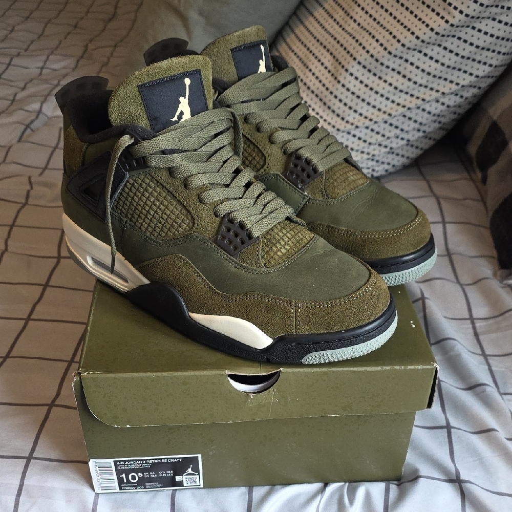 Jordan Olive Green Men's Sneakers